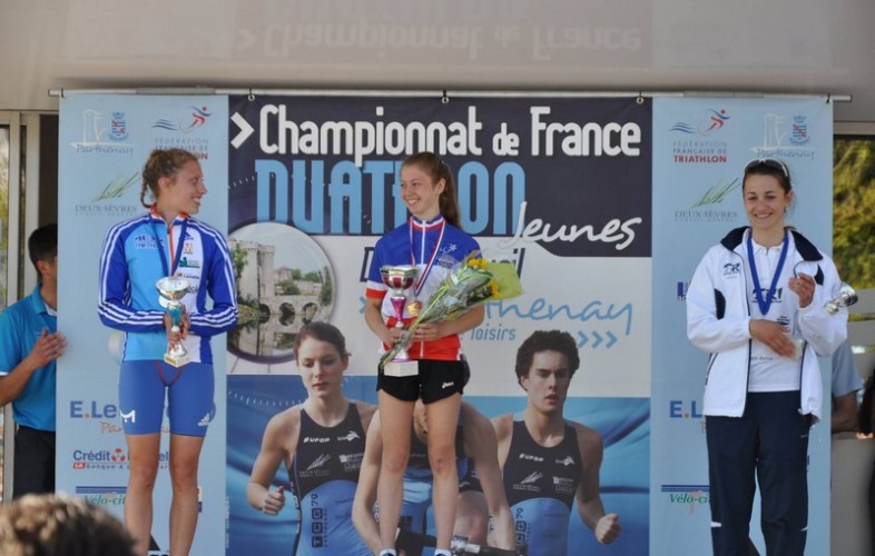 CHAMPIONNAT DE FRANCE DE DUATHLON A PARTHENAY
